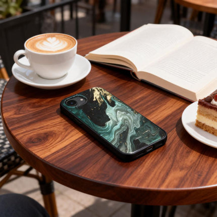 iPhone 16e / 17e Hoesje Magnetic MagSafe Case VERDE AURA