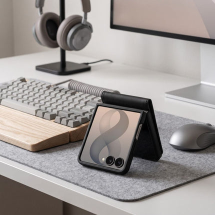 Samsung Z Flip8 Mapje Wallet Case - Zwart