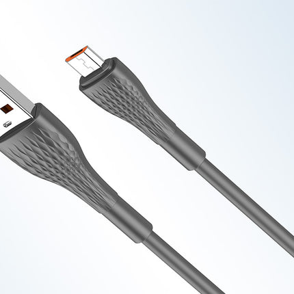 USB - Micro USB 1m, 30W kabel (grijs)