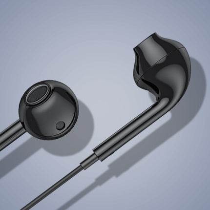 Wired in-ear headphones Vipfan M15, 3.5 mm jack, 1 m (black)