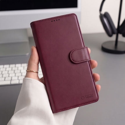 iPhone 17 Pro  / iPhone 18 Pro hoesje boekcase mapje wallet donker kersenrood