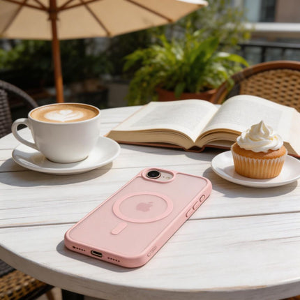 iPhone 16e / 17e Hoesje Roze Magnetic MagSafe Case