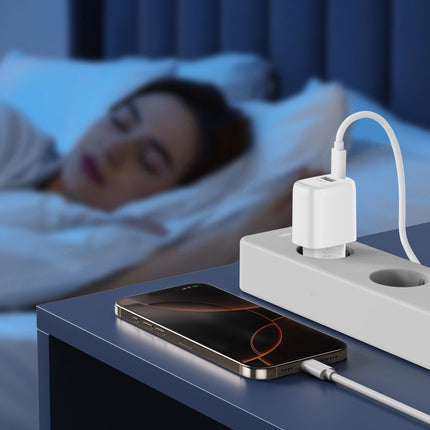 Oplader Charger 2 poorten Fast Charger 30W Wit