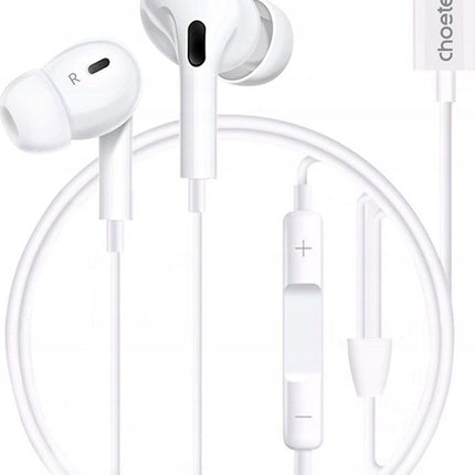 Choetech OC-A011 USB-C In-Ear Hoofdtelefoon 1.2m - Wit