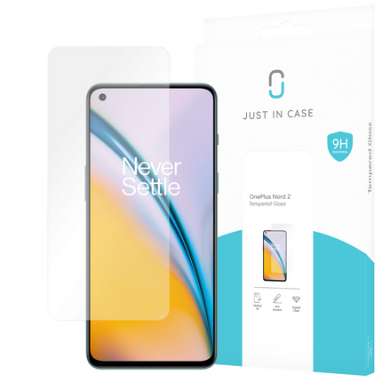 Just in Case OnePlus Nord 2 - Screenprotector Tempered Glass