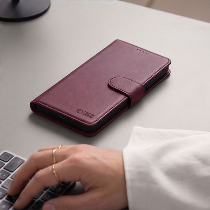 iPhone 17 Pro  / iPhone 18 Pro hoesje boekcase mapje wallet donker kersenrood