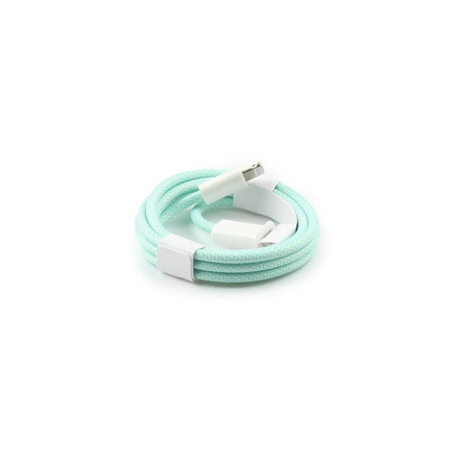 USB-C to 8 Pin Cable (Braided) Green