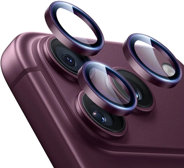 Bordeauxrood Cameralens Bescherming voor Apple iPhone 18 Pro / 18 Pro Max