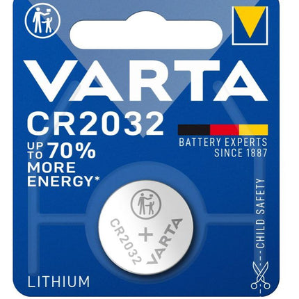 CR2032 3V-220MAH LITHIUM KNOOPCEL, 1 OP BLISTER
