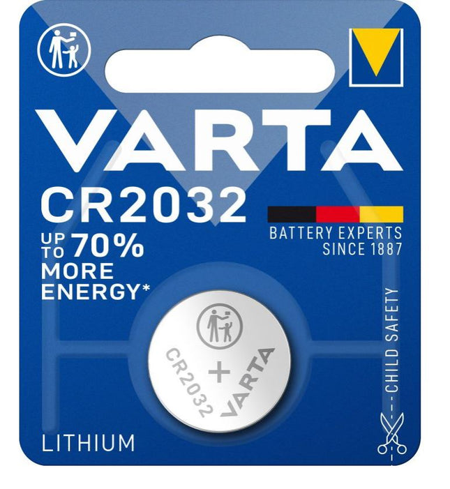CR2032 3V-220MAH LITHIUM KNOOPCEL, 1 OP BLISTER