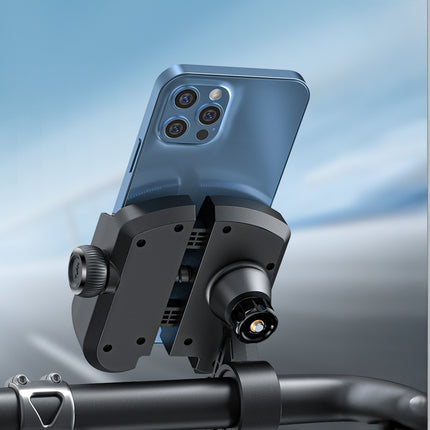 Joyroom JR-ZS431 telefoonhouder voor fiets, motor, scooter - zwart