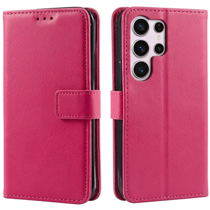 Samsung Galaxy S26 Hoesje Roze Bookcase Wallet Case met Pasjeshouder en Magneetsluiting