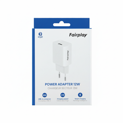 FAIRPLAY Oplader 12W USB-A