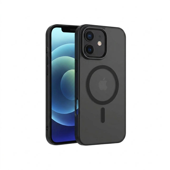 Hoesje Matte MagSafe iPhone 11 (Zwart)
