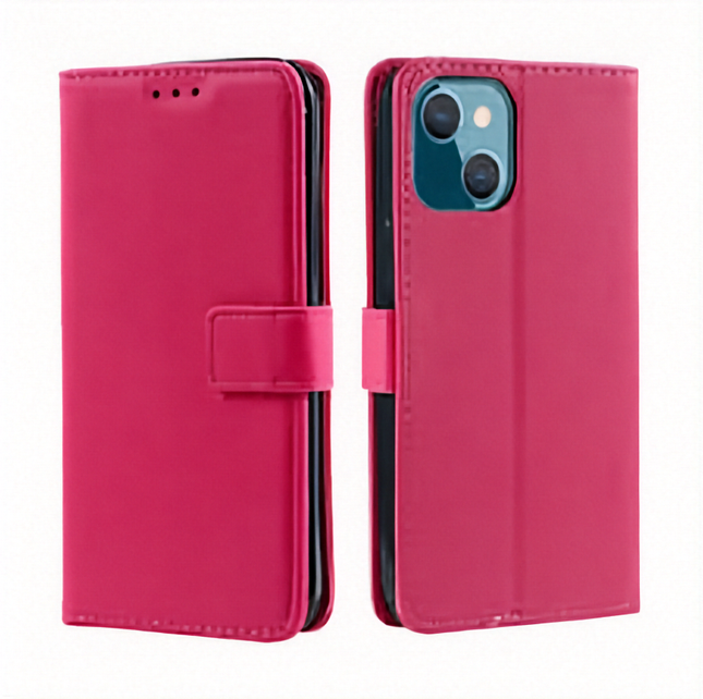 Samsung S25 FE 5G / S26 FE 5G  Hoesje Case Wallet Mapje Met ruimte voor Pasjes Roze