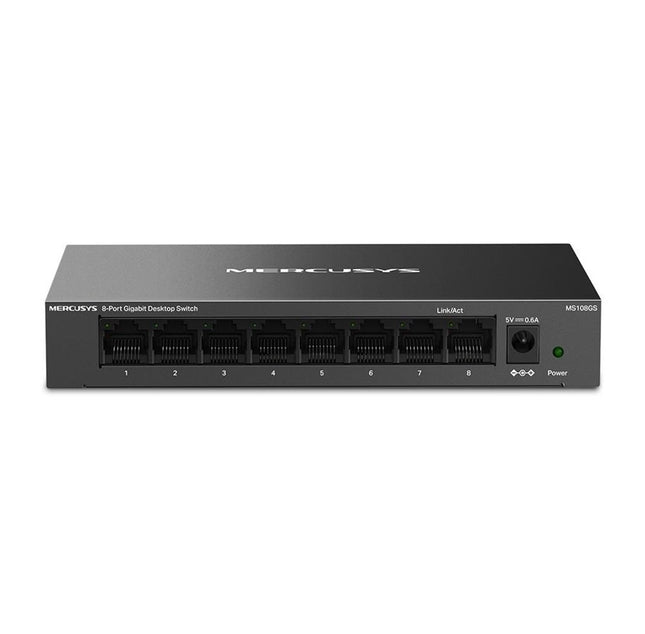 Mercusys MS108GS netwerk-switch Unmanaged Gigabit Ethernet (10/100/1000) Zwart