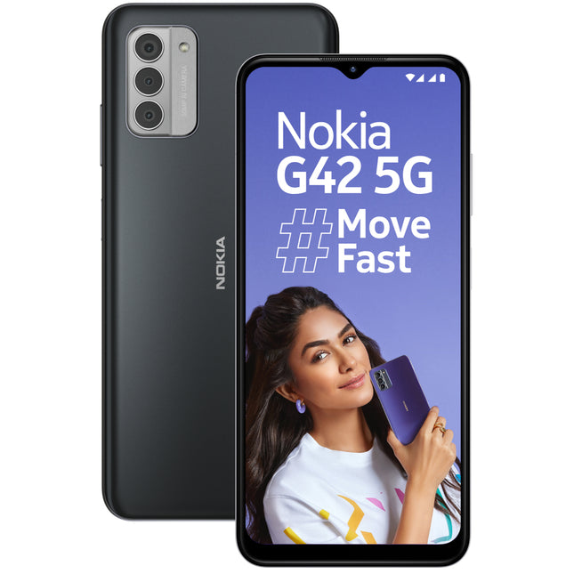 Nokia G42 5G, 6GB ram, 128GB opslag Grijs Used Margin
