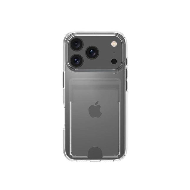 iPhone 17 Pro Max hoesje backcover met pasjeshouder transparant