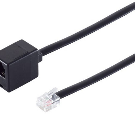 Telefoonsnoer RJ12, westernstekker 6/6 / verlengkabel 6m