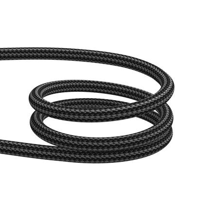 Joyroom S-A42 Crystal-Clear Series 3A USB-A - USB-C kabel 1,2 m - zwart