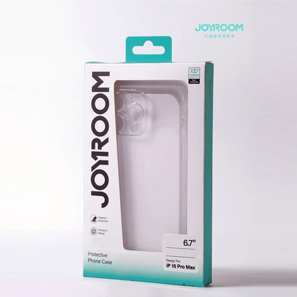 Beschermend telefoonhoesje Joyroom voor iPhone 15 Pro Max (transparent)