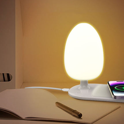 Nachtlampje met Qi draadloze oplaadfunctie, LDNIO Y3 (wit)