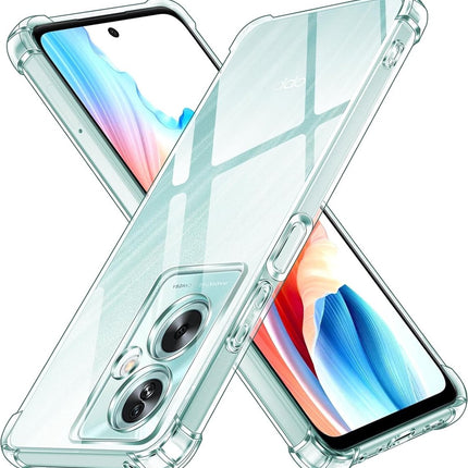 Oppo A79 5G hoesje antishock Silicone Case Transparant