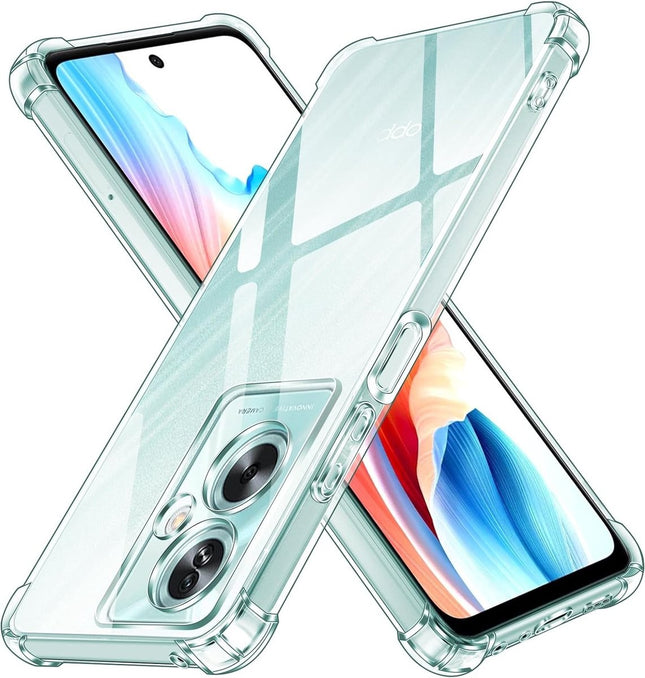 Oppo A79 5G hoesje antishock Silicone Case Transparant