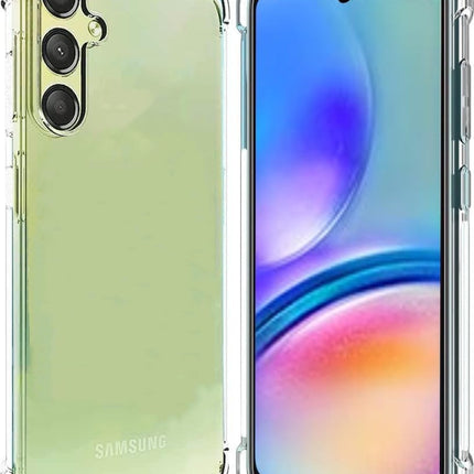 Schutzhülle für Samsung Galaxy A05s, stoßfest, transparent 