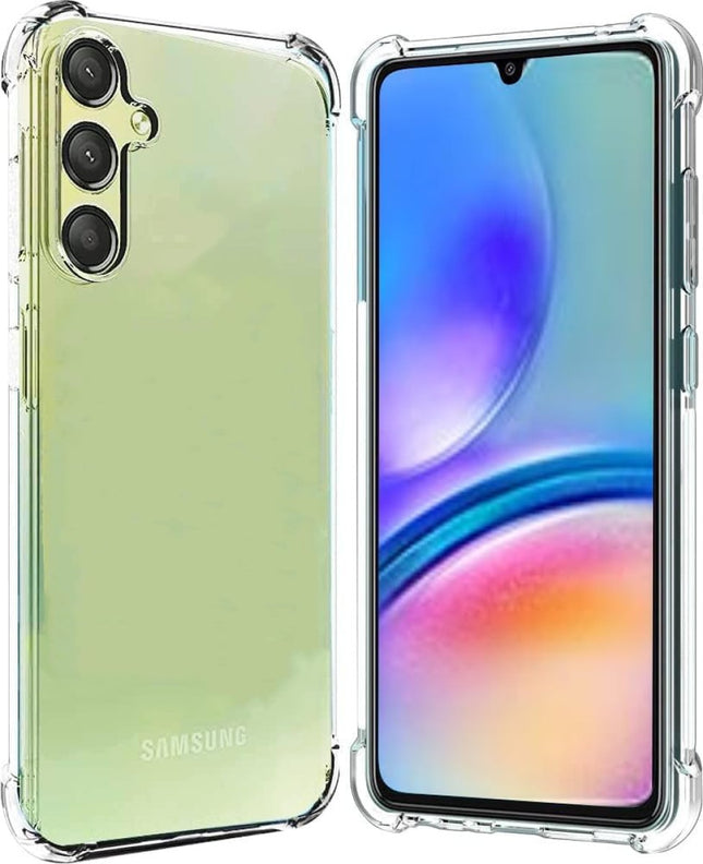 Schutzhülle für Samsung Galaxy A05s, stoßfest, transparent 