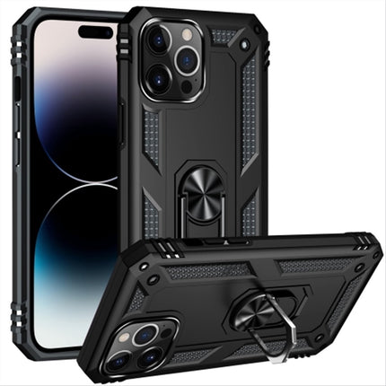 iPhone 11 hoesje hard TPU zwart Back Cover - Solid ring