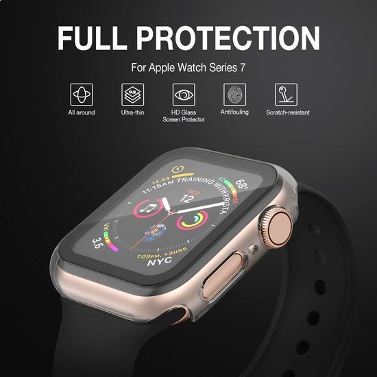Apple Watch Series 7 45mm 360 Case - Transparant