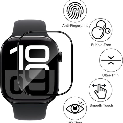 Apple Watch Series 10 (46mm) - 10D Full Tempered Glass