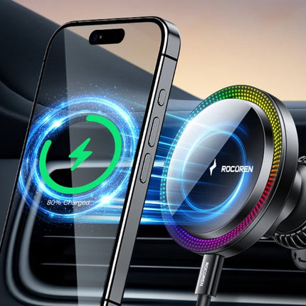 Rocoren RCZJ-XK01 draadloze autolader, 15W (zwart)