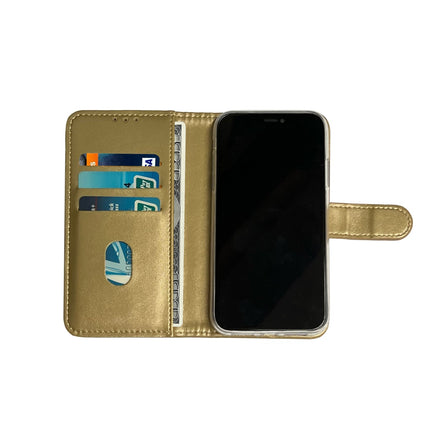 iPhone 11 Hülle Bücherregal Wallet Case Gold