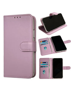 iPhone 11 hoesje bookcase wallet case lila