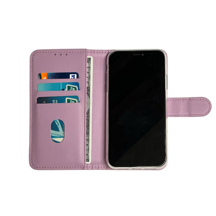 iPhone 7/8/SE 2020 /2022 Hoesje lila kleur boekcase mapje wallet