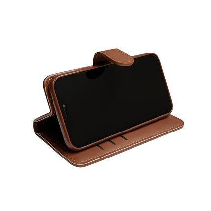 Xiaomi Redmi 13C hoesje bookcase mapje bruin wallet case