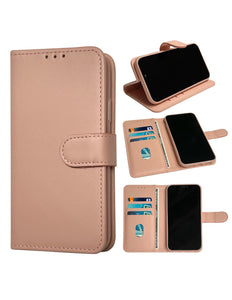 Bookcase Oppo A58 4G hoesje wallet case zalm