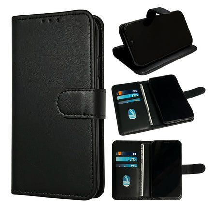 iPhone 16 Plus hoesje boekcase mapje wallet cover zwart