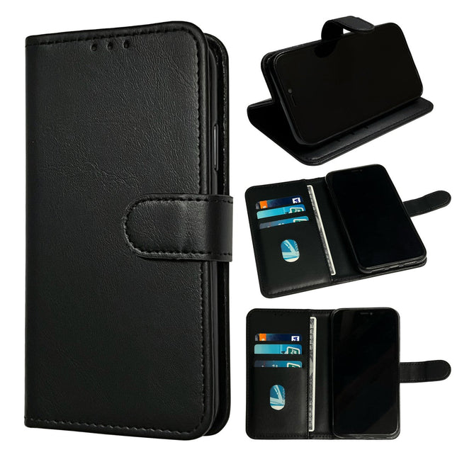 Samsung Xcover 7 hoesje zwart wallet case bookcase