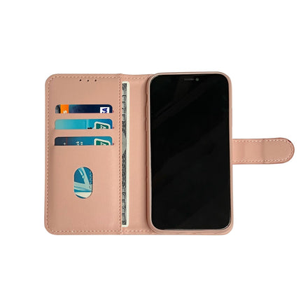 Samsung Galaxy A51 Bookcase Mapje hoesje - Wallet Case cover zalm