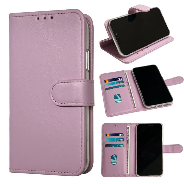 Samsung Galaxy A40 hoesje boekcase wallet lila