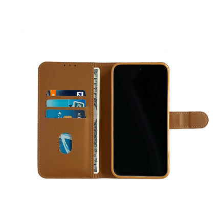 Samsung A25 hoesje bookcase wallet bruin