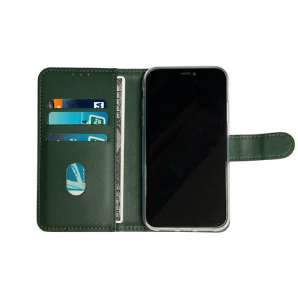 Samsung Galaxy S24 Ultra Hülle Wallet Book Case Grün