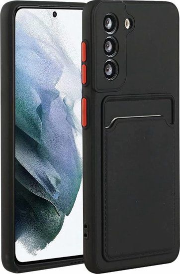 Samsung S20 FE hoesje Silicone Case Built-in Card Pocket Case