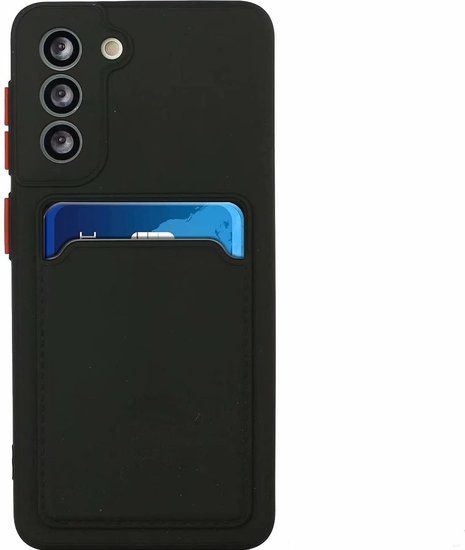 Samsung S20 FE hoesje Silicone Case Built-in Card Pocket Case