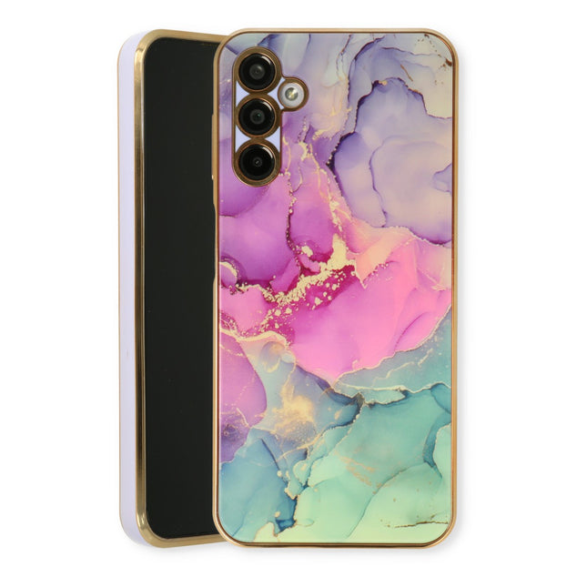 Casemania Arctic Marmer Backcover - Samsung A54 - Multi