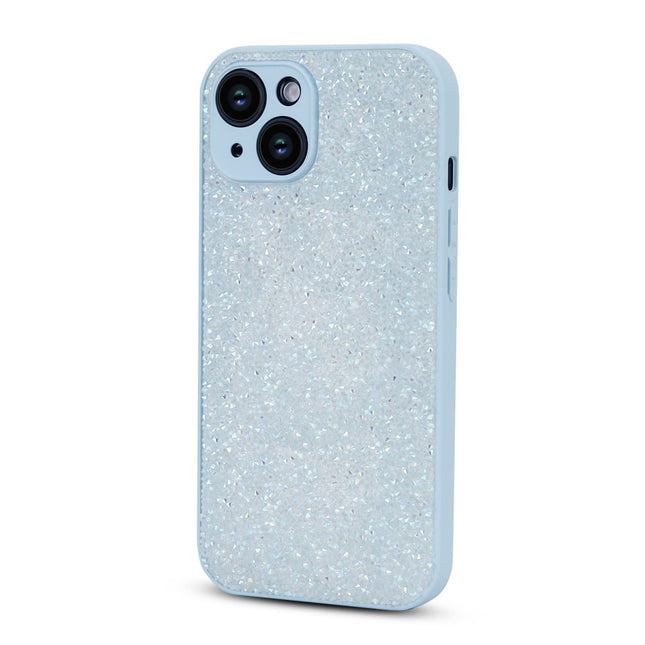 Luxe 3D Diamond Case - iPhone 16 - Blauw