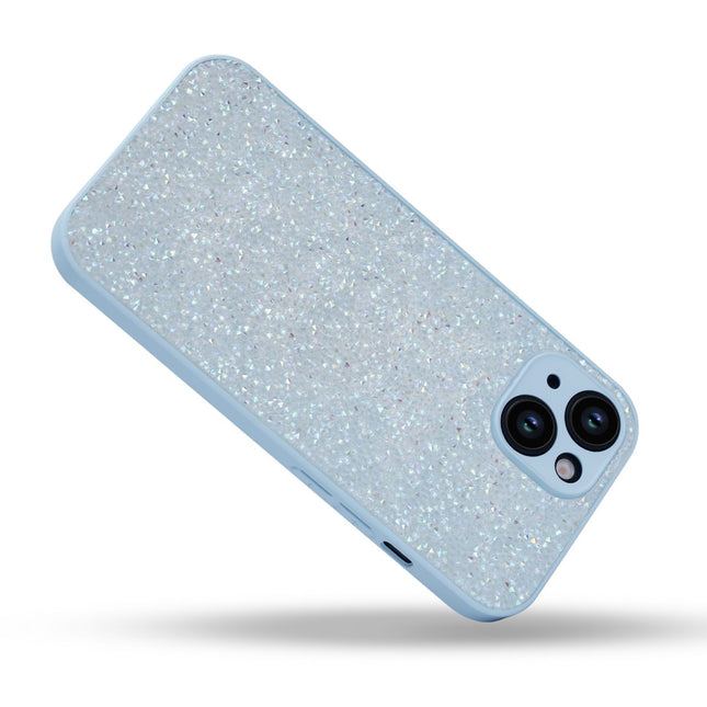 Luxe 3D Diamond Case - iPhone 16 - Blauw